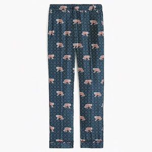 JCrew Easy Pant - Silk Tiger